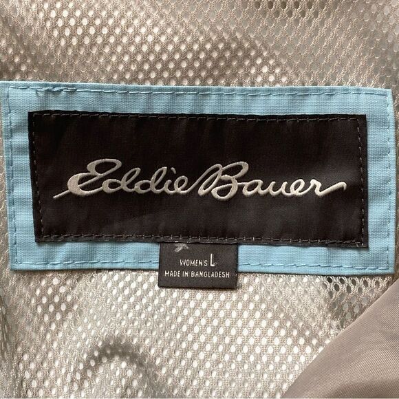 Eddie Bauer Light Blue Weatheredge Hooded Jacket Size Large - Picture 3 of 16